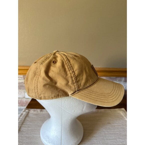Carhartt Mens Odessa Brown Adjustable Canvas Baseball Cap Velcro - Picture 3 of 16
